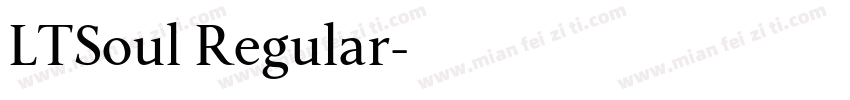 LTSoul Regular字体转换